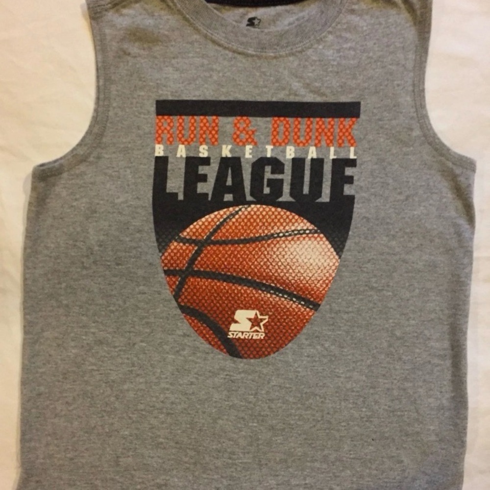Starter Boys Sleeveless Basketball Shirt "Run & Dunk Basketball League"